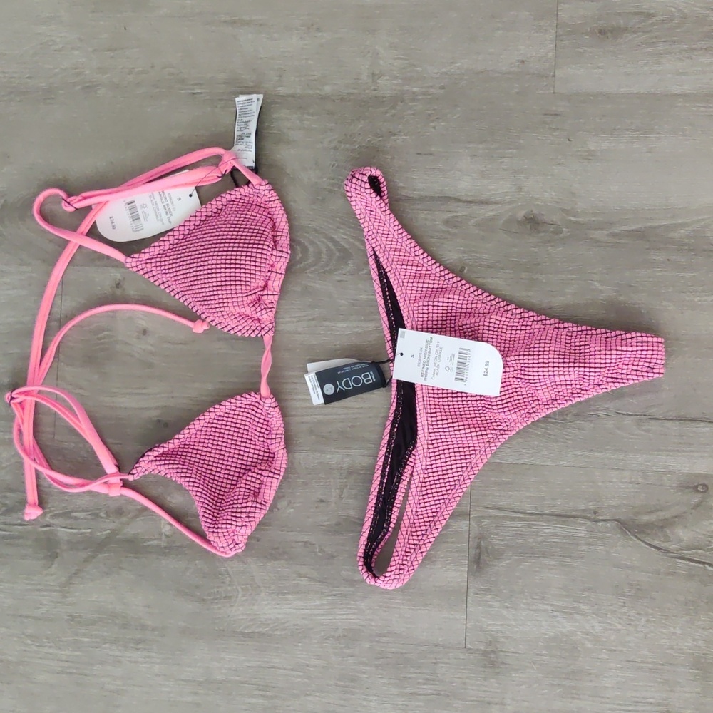 Cotton On crinkle bikini set